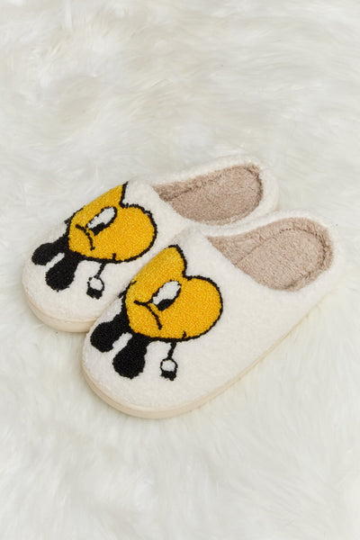 Melody Love Heart Print Plush Slippers **6 colors**