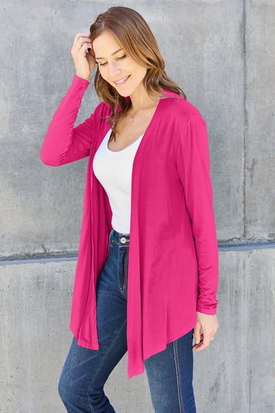 Open Front Long Sleeve Cardigan **5 Colors**