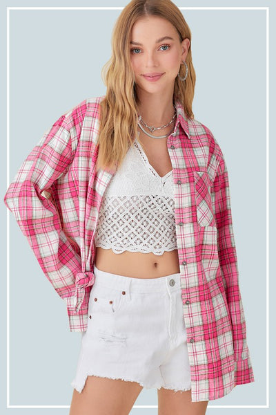 Dreamy Plaid Shirt  **Sale**