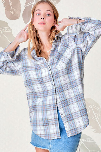 Dreamy Plaid Shirt  **Sale**