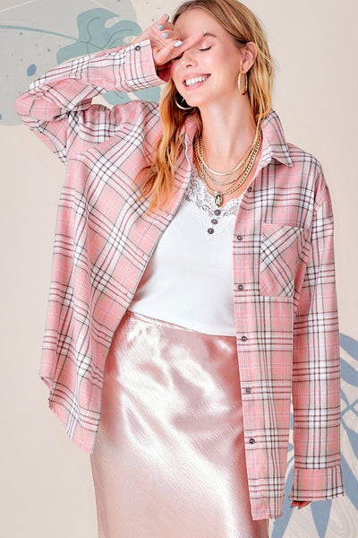 Dreamy Plaid Shirt  **Sale**