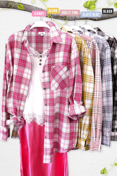 Dreamy Plaid Shirt  **Sale**