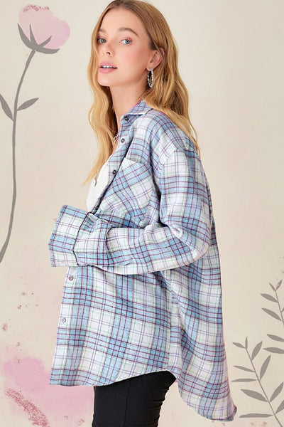 Dreamy Plaid Shirt  **Sale**