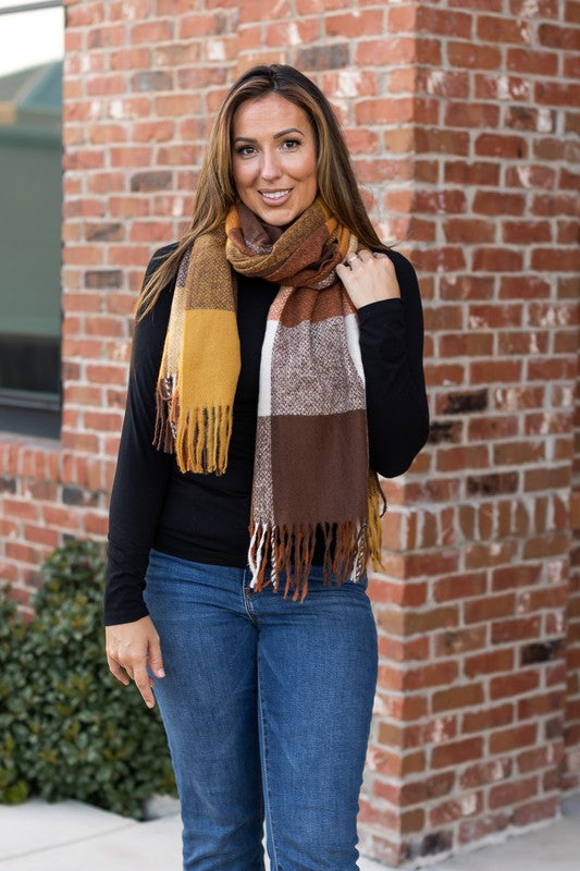 The Trinity Colorful Plaid Scarf **Sale**