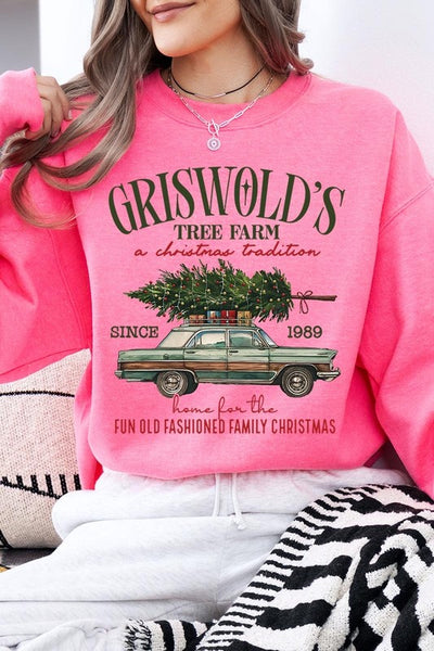 Griswold Christmas Tree Farm Fleece Sweatshirts **15 Colors**