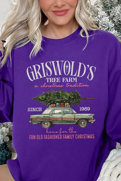 Griswold Christmas Tree Farm Fleece Sweatshirts **15 Colors**