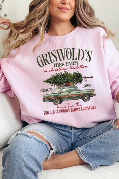 Griswold Christmas Tree Farm Fleece Sweatshirts **15 Colors**