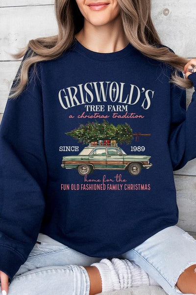 Griswold Christmas Tree Farm Fleece Sweatshirts **15 Colors**