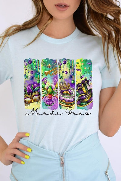 Mardi Gras Graphic Tee **22 Different Colors**