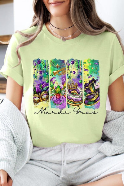 Mardi Gras Graphic Tee **22 Different Colors**