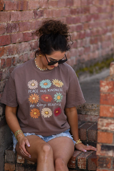 Peace and Kindness Graphic Tee