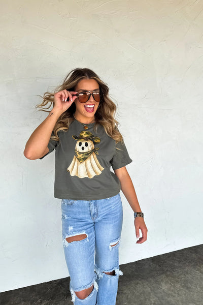 Camo Ghost Graphic Tee