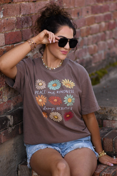 Peace and Kindness Graphic Tee