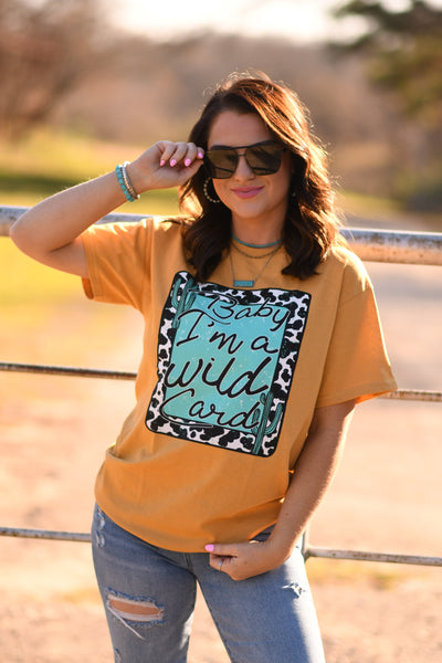 Baby I'm a Wild Card Graphic Tee