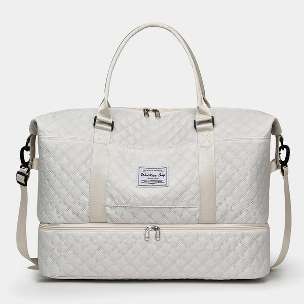 Diamond Grid Oxford Cloth Oversize Travel Bag **8 Colors**