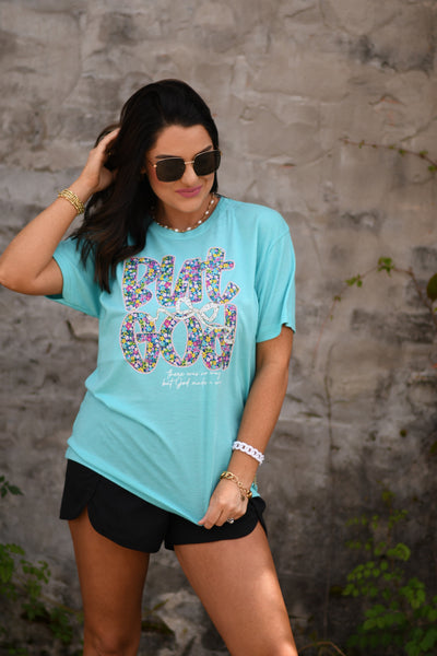 But God Floral Tee Graphic Tee