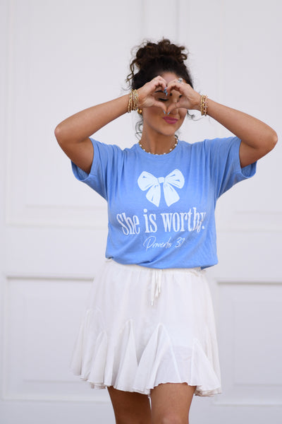 She Is Worthy Graphic Tee