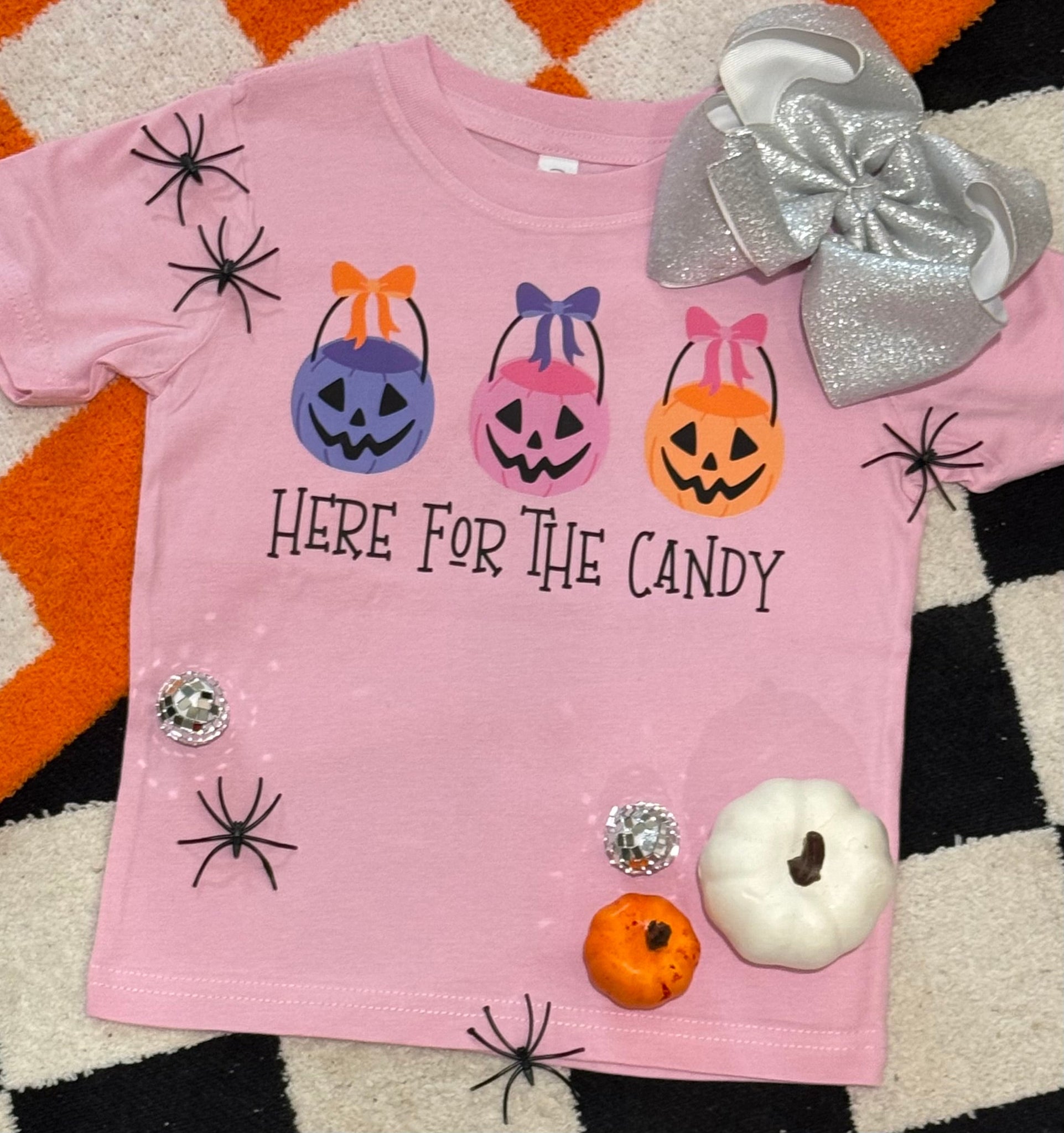 Here For The Candy Buckets Tee **Kids**