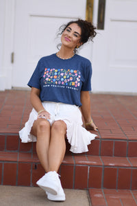 Grow Positive thoughts Floral Graphic Tee