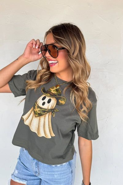 Camo Ghost Graphic Tee