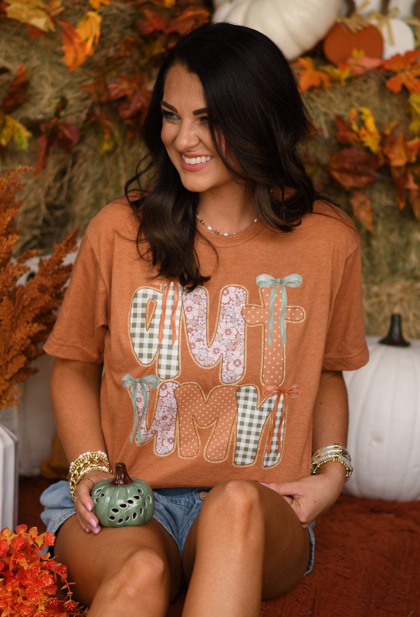 Autumn Faux Patch Tee