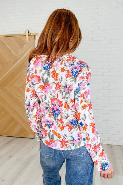 Distinguished Guest Floral Button Down