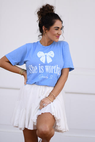 She Is Worthy Graphic Tee