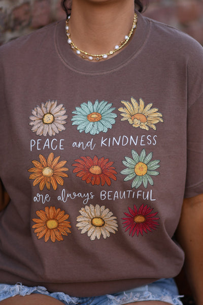 Peace and Kindness Graphic Tee