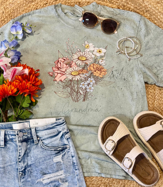 Birth Flower Graphic Tee