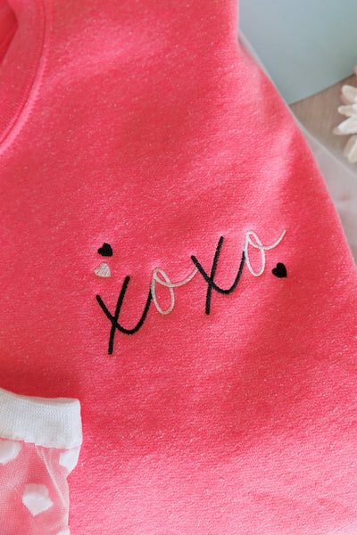 XOXO Embroidered Sweatshirt *Preorder*