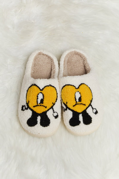 Melody Love Heart Print Plush Slippers **6 colors**