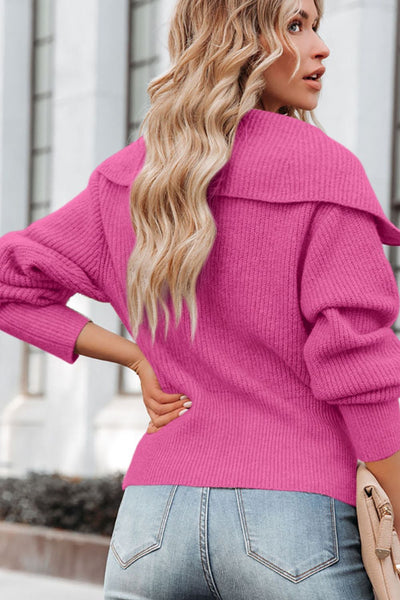 Long Sleeve Zip Up Cardigan **3 Colors**