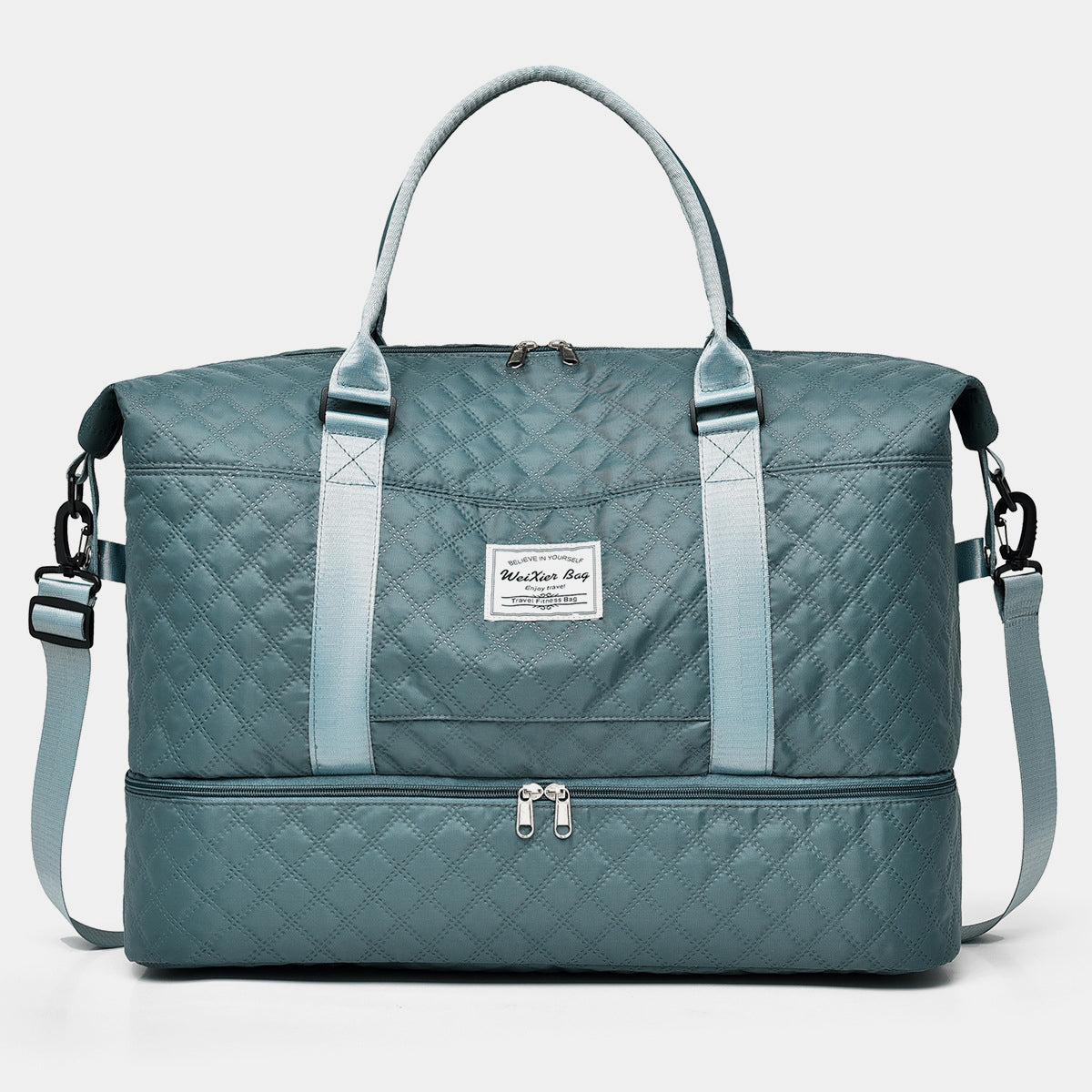 Diamond Grid Oxford Cloth Oversize Travel Bag **8 Colors**