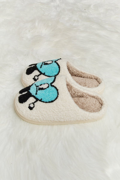 Melody Love Heart Print Plush Slippers **6 colors**