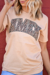 Amen Leopard Arched Tee (Small-4x)