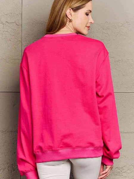 Simply Love Full Size Dropped Shoulder Sweatshirt **5 Different Colors