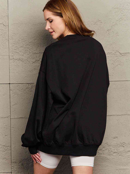 Simply Love Full Size Dropped Shoulder Sweatshirt **5 Different Colors