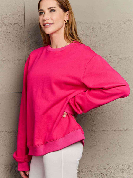 Simply Love Full Size Dropped Shoulder Sweatshirt **5 Different Colors