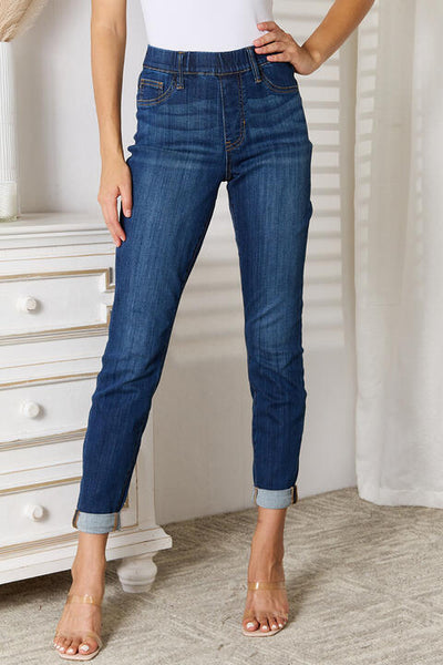 Judy Blue Full Size Skinny Cropped Jeans **Reduced price**