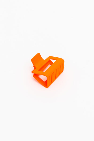 Claw Clip Set of 4 in Orange