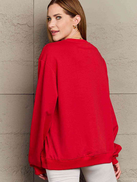 Simply Love Full Size Dropped Shoulder Sweatshirt **5 Different Colors